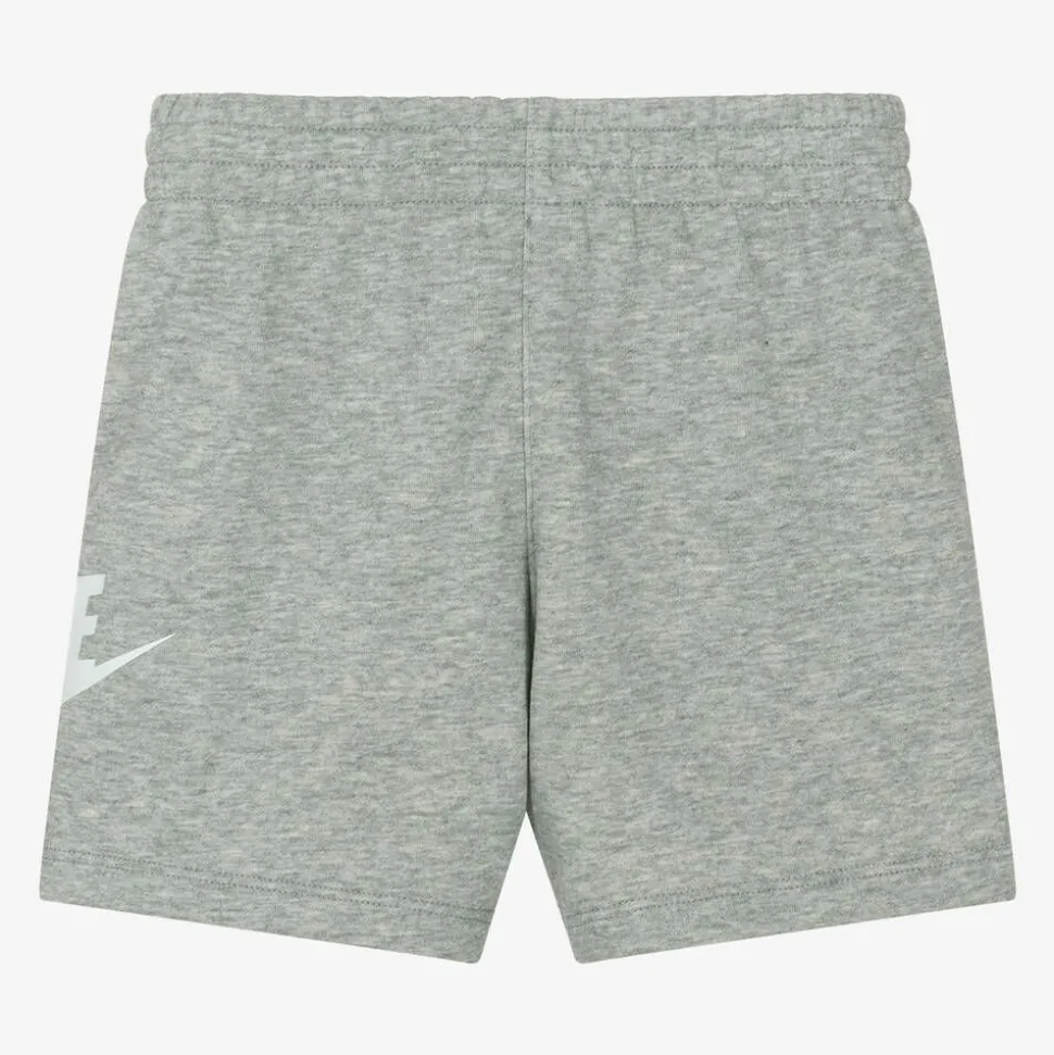 Grey Cotton Jersey Shorts