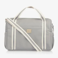 Grey Faux Leather Changing Bag (36cm)
