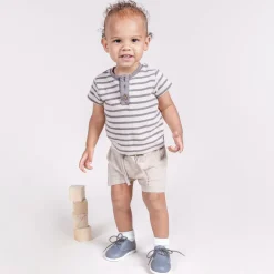 Grey First Walker Shoes