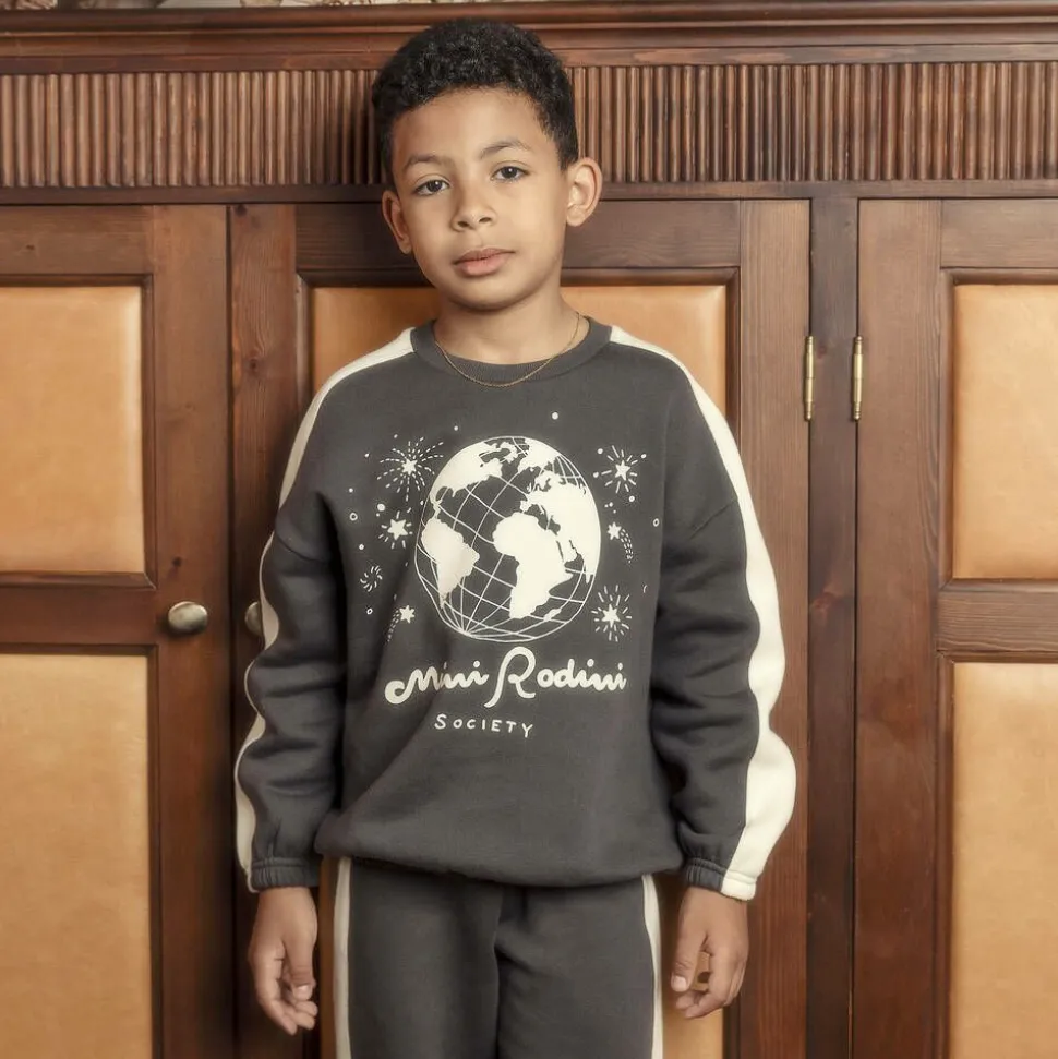 Grey Graphic Organic Cotton Sweatshirt