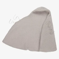 Grey Knit Cotton Baby Nest (75cm)