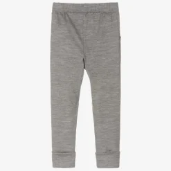Grey Marl Merino Wool Slim Joggers
