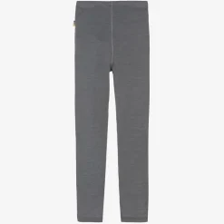 Grey Merino Wool & Silk Leggings