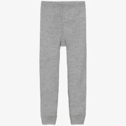 Grey Merino Wool Leggings