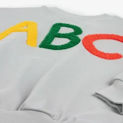 Grey Organic Cotton ABC Sweatshirt