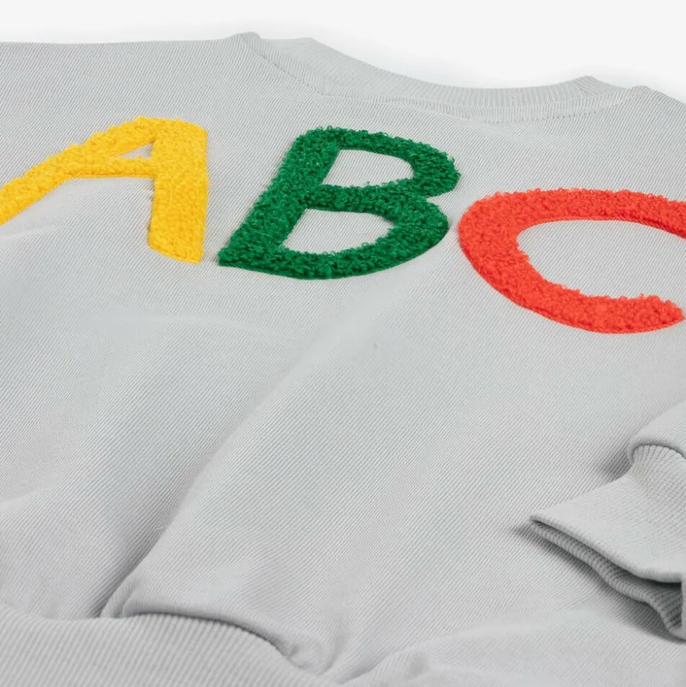 Grey Organic Cotton ABC Sweatshirt