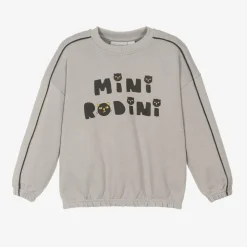 Grey Organic Cotton Cats Sweatshirt