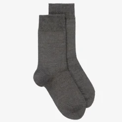 Grey Wool Socks