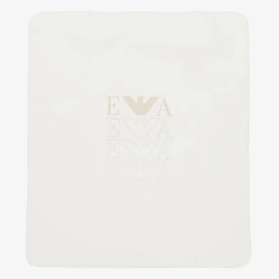 Ivory & Beige Cotton Padded Blanket (73cm)