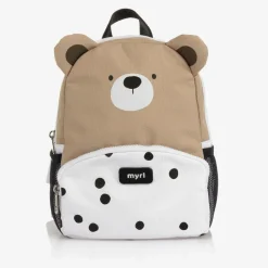 Ivory & Beige Teddy Bear Backpack (26cm)