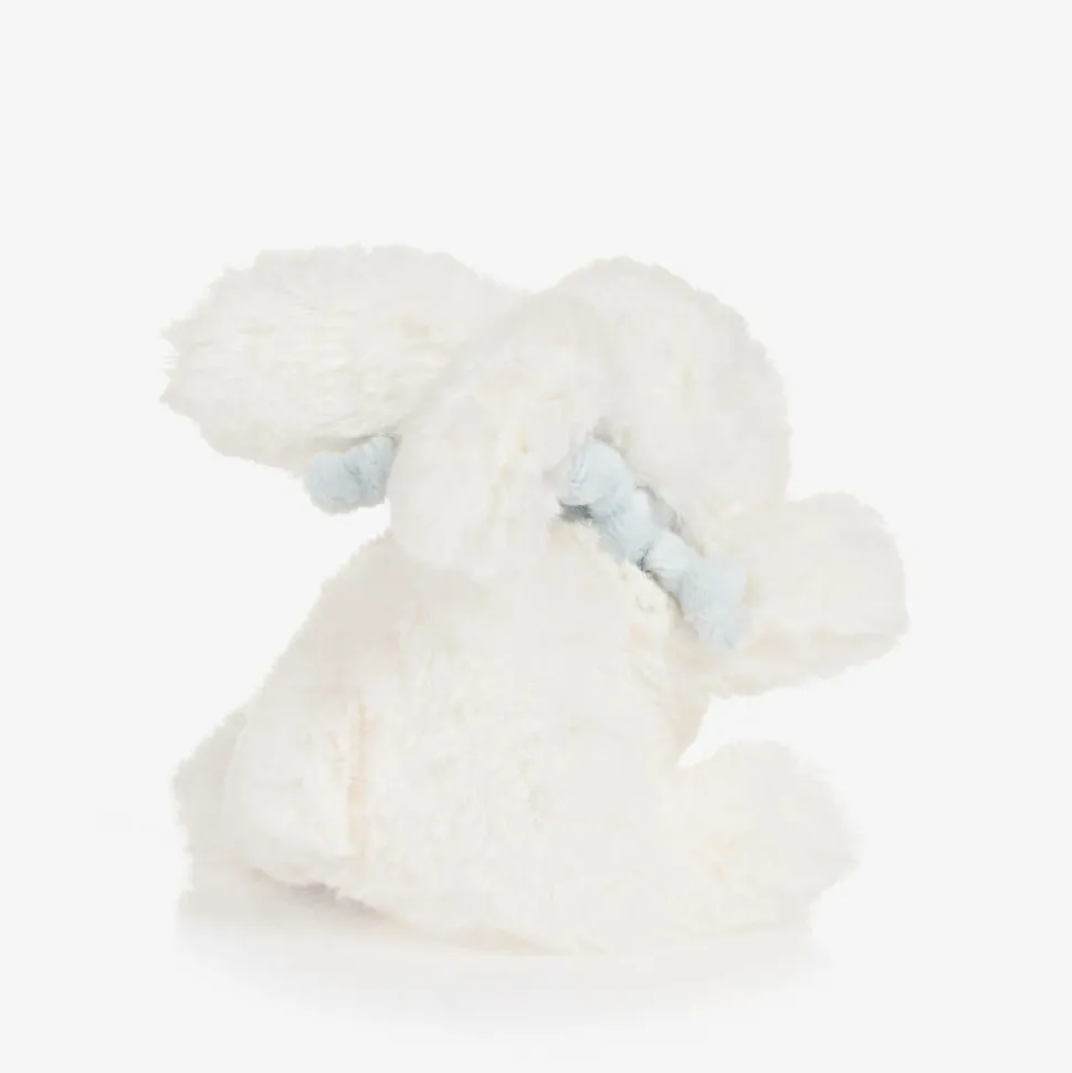 Ivory & Blue Plush Bunny Soft Toy (16cm)