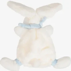 Ivory & Blue Plush Bunny Doudou (26cm)