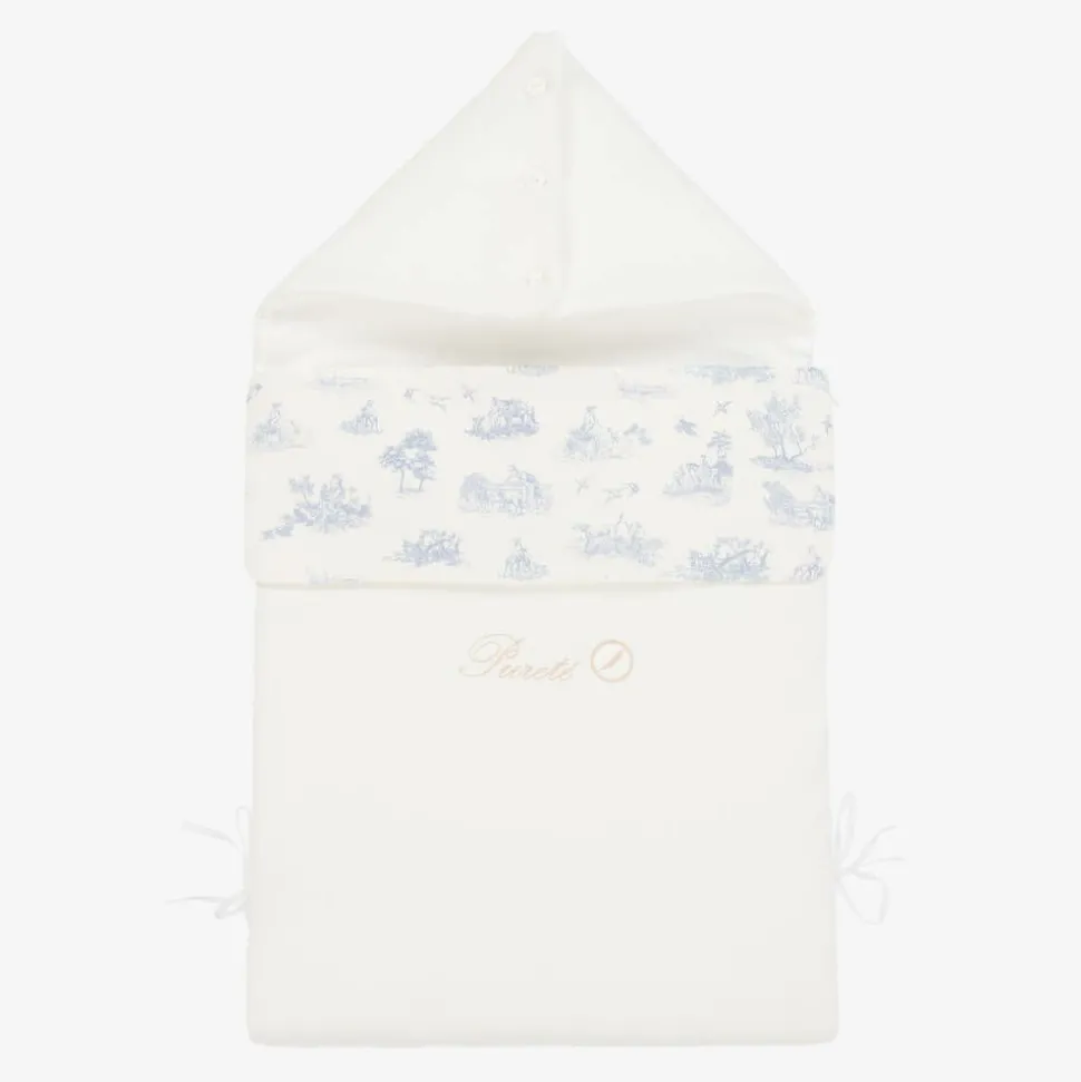 Ivory & Blue Toile de Jouy Nest (75cm)