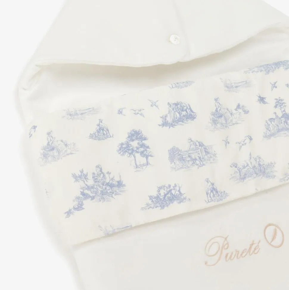 Ivory & Blue Toile de Jouy Nest (75cm)