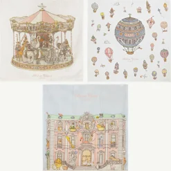 Ivory & Pink Organic Cotton Swaddles (3 Pack)