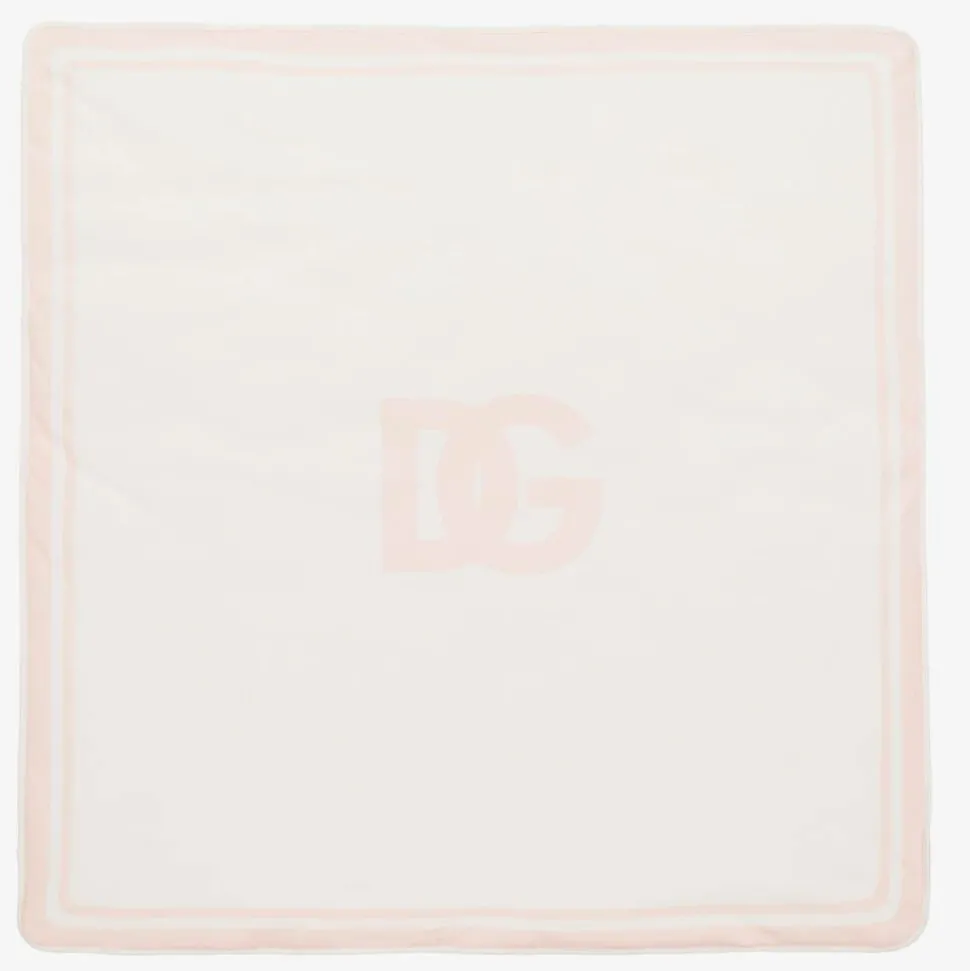 Ivory & Pink Padded DG Blanket (81cm)