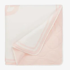 Ivory & Pink Padded DG Blanket (81cm)