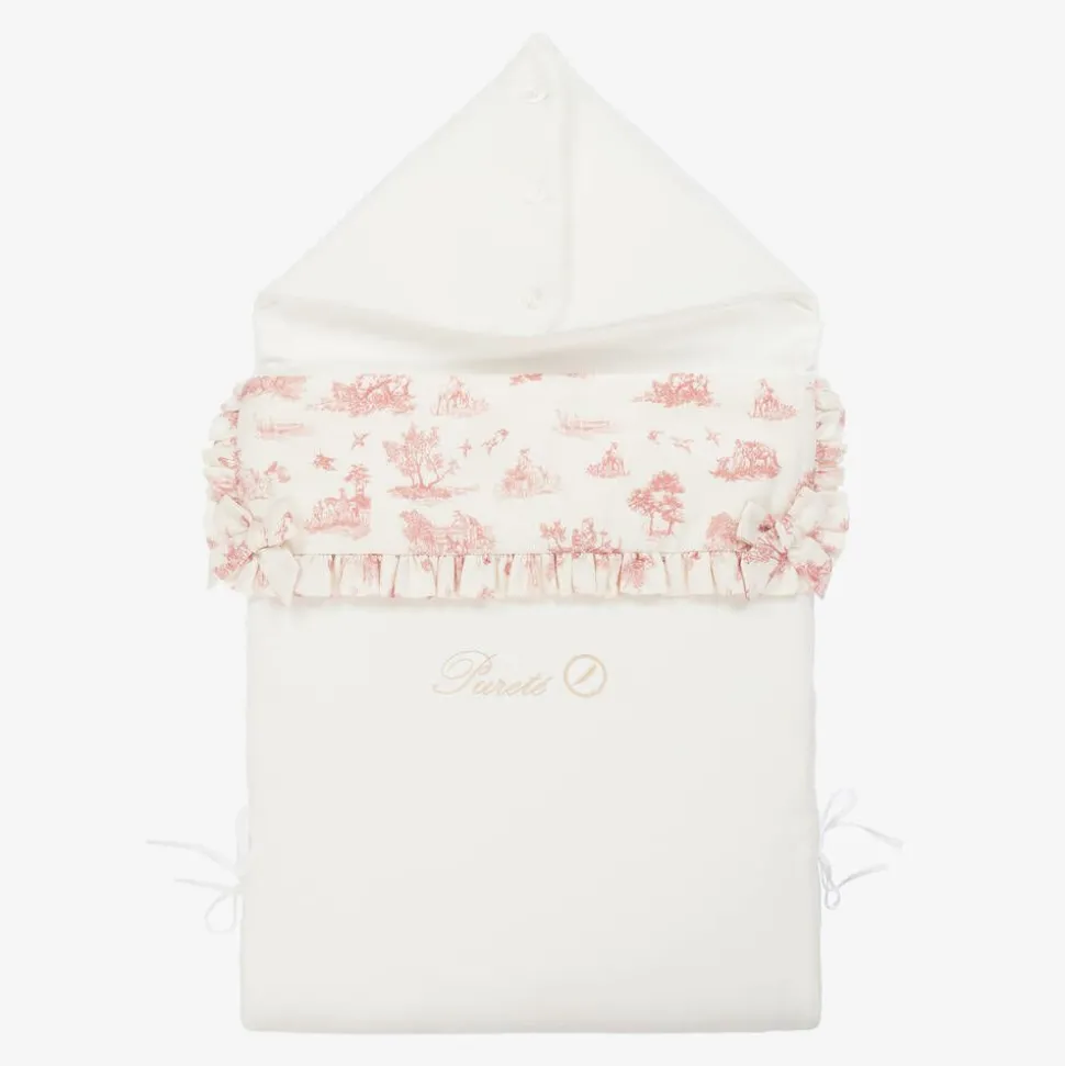 Ivory & Pink Toile de Jouy Nest (75cm)