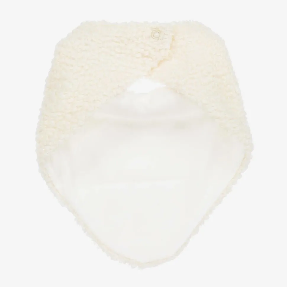 Ivory Bouclé Baby Scarf