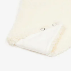 Ivory Bouclé Baby Scarf