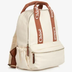Ivory Canvas Changing Backpack (35cm)