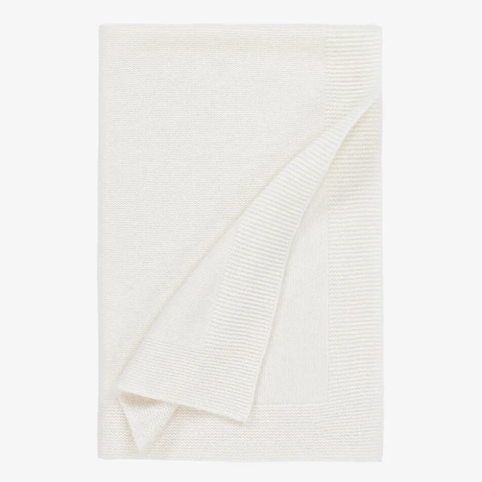 Ivory Cashmere Blanket (90cm)