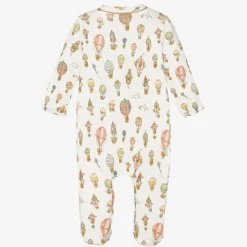 Ivory Cotton Balloons Babygrow