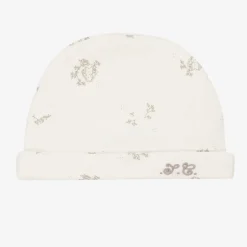 Ivory Cotton Bunny Hat