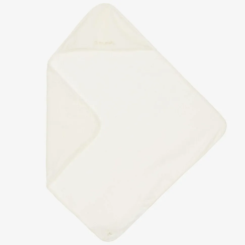 Ivory Cotton Hooded Towel (73cm)