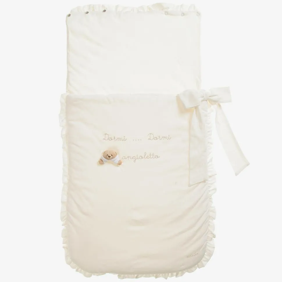 Ivory Cotton Jersey Baby Nest (80cm)