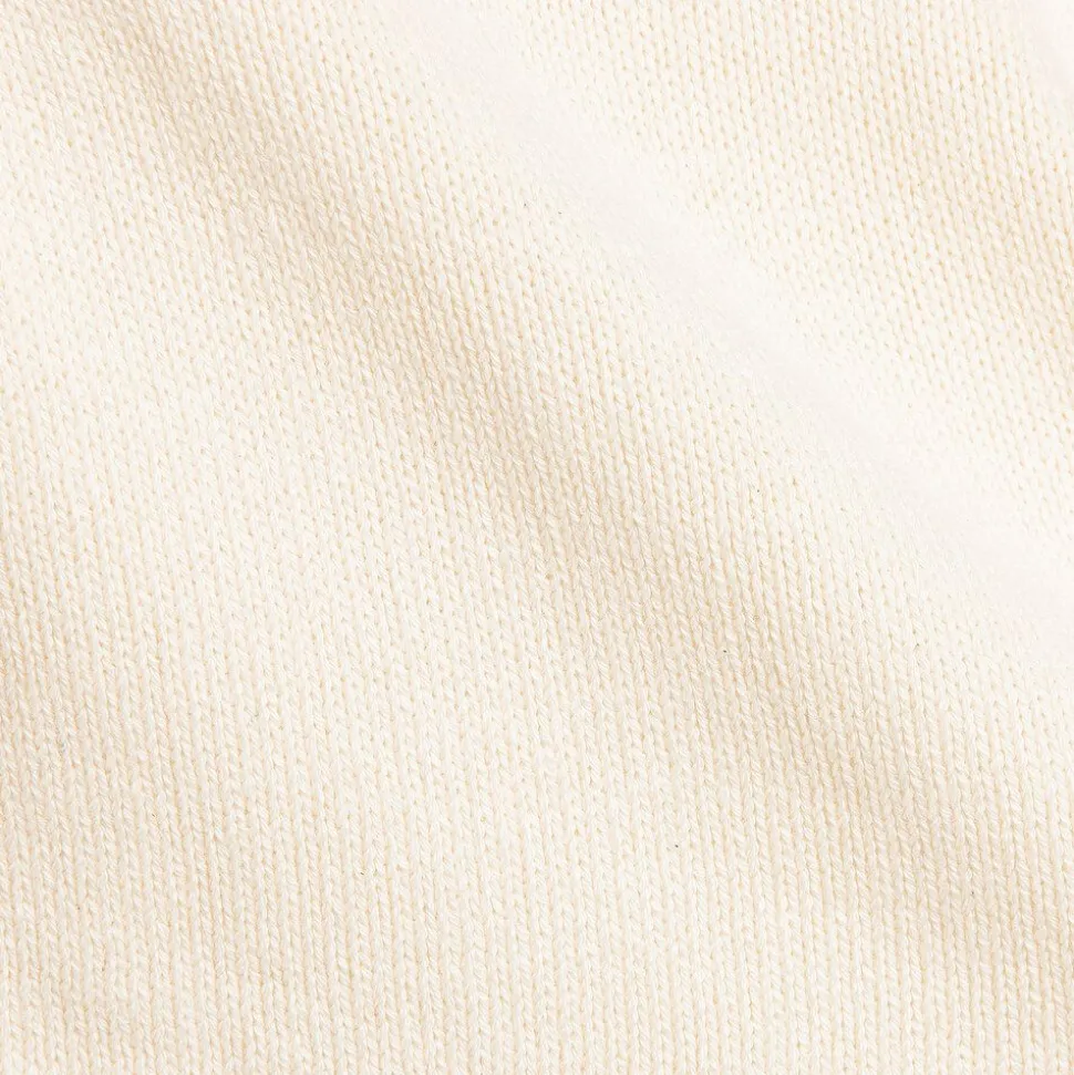 Ivory Cotton Knit Cardigan