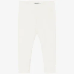 Ivory Cotton Leggings