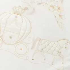 Ivory Cotton Padded Blanket (85cm)