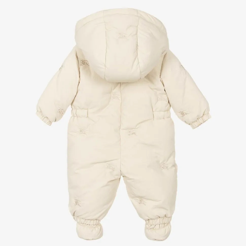 Ivory Down Padded Baby EKD Snowsuit