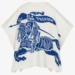 Ivory EKD Wool & Cashmere Poncho