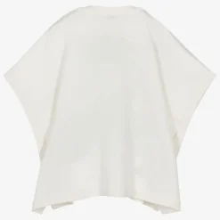 Ivory EKD Wool & Cashmere Poncho