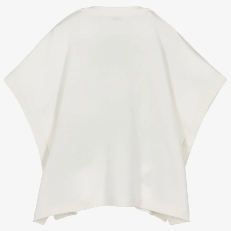Ivory EKD Wool & Cashmere Poncho