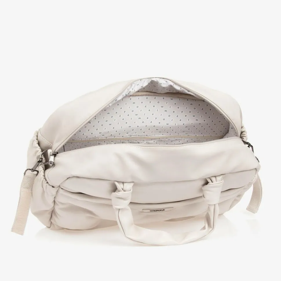 Ivory Faux Leather Changing Bag (46cm)