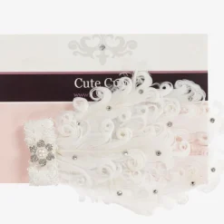 Ivory Feather Headband