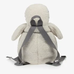 Ivory Fleece Penguin Backpack (30cm)