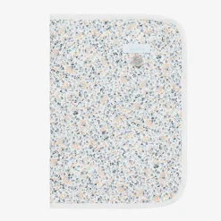 Ivory Floral Cotton Pouch (28cm)