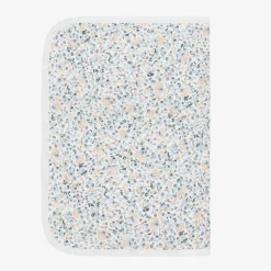 Ivory Floral Cotton Pouch (28cm)