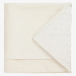 Ivory Hooded Cotton Baby Towel (92cm)