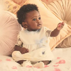 Ivory Lace Cotton Baby Socks