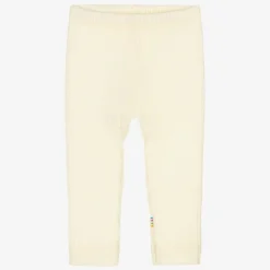 Ivory Merino Wool Leggings