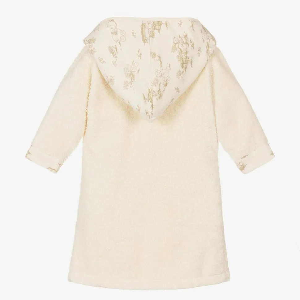 Ivory Organic Cotton Baby Bathrobe