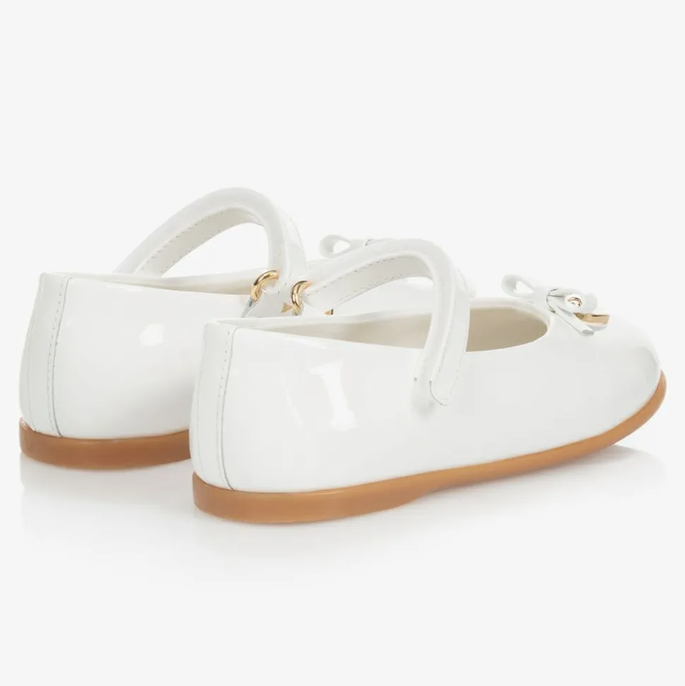 Ivory Patent Leather Shoes