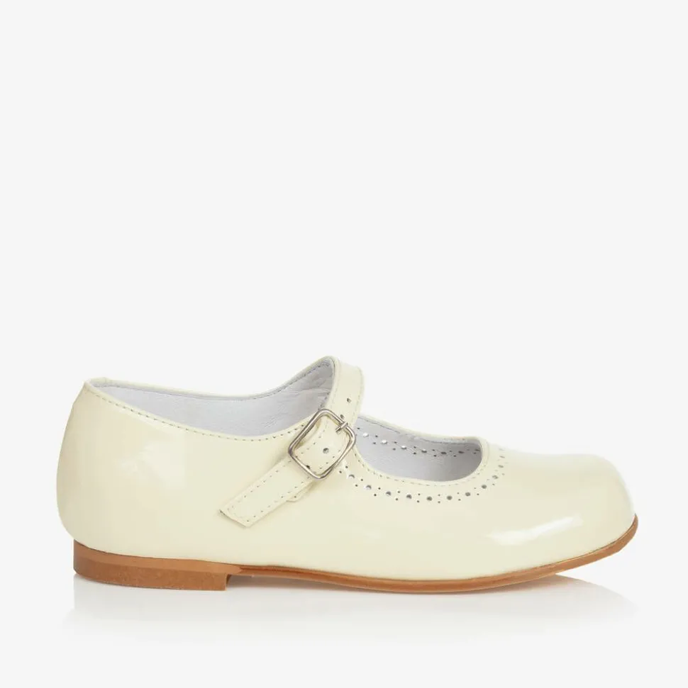 Ivory Patent Leather Shoes