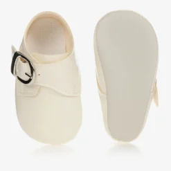 Ivory Patent Pre-Walker Shoes