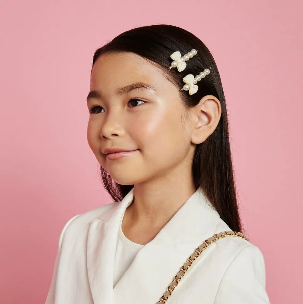 Ivory Pearl Hair Clip (5cm)